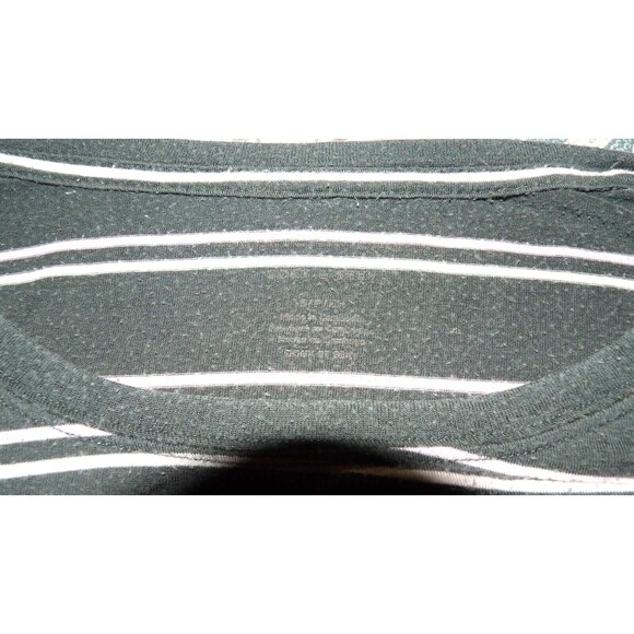 American Eagle Outfitters Oversized Soft Sexy T-Shirt Striped Small Grunge READ - Picture 6 of 16